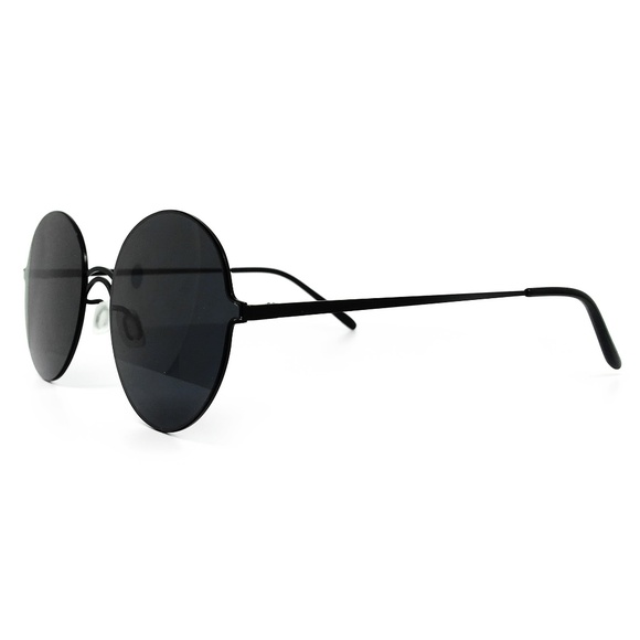 O2 Eyewear 8235 Rimless Round Sunglasses - Picture 4 of 8
